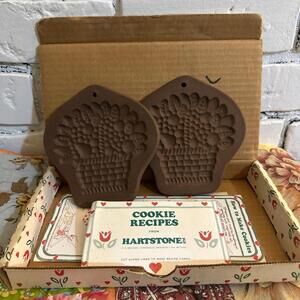 Vintage Hartstone Pottery Cookie Mold